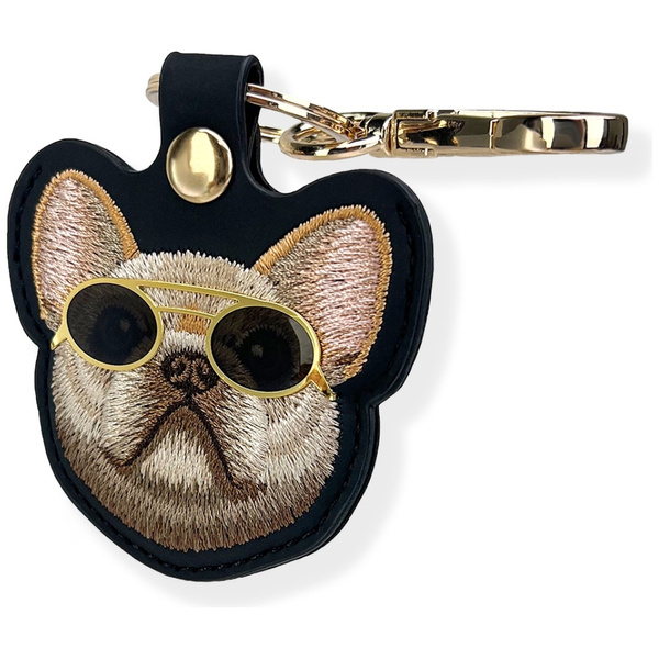 Etui na lokalizator / brelok Nimmy       Glasses Cool Dog czarny