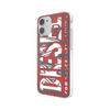 DIESEL SNAP CASE CLEAR IPHONE 12 MINI CZERWONY