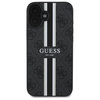 Guess GUHMP16SP4RPSK iPhone 16 6.1"      czarny/black hardcase 4G Printed Stripes MagSafe