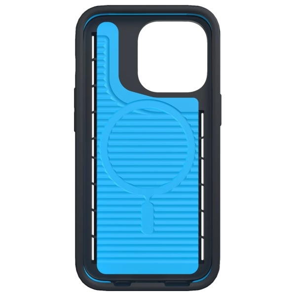 Etui Gear4 Vancouver Snap MagSafe do      iPhone 13 Pro czarno-niebieski/black-blue