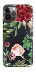 CaseGadget ETUI NADRUK CZERWONA RÓŻA I LIŚCIE IPHONE 12 PRO MAX