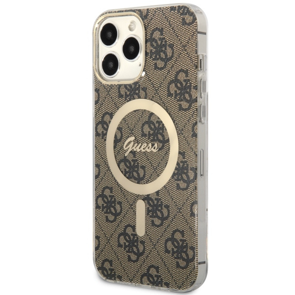 Guess GUHMP13XH4STW iPhone 13 Pro Max6.7" brązowy/brown hardcase 4G MagSafe