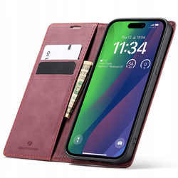 Spacecase Etui Wallet iPhone 15 red