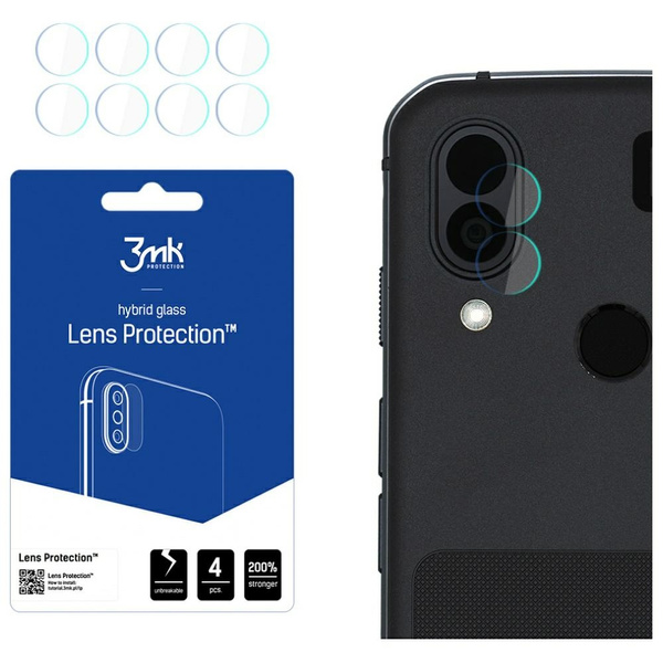 Ochrona na obiektyw aparatu 3MK Lens Protection do CAT S62 Pro