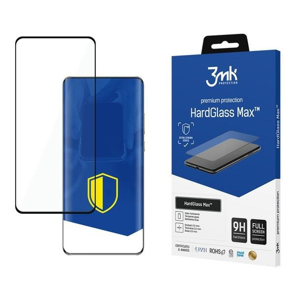 3MK HARD GLASS MAX BLACK HUAWEI P50 PRO 5G