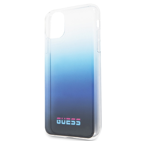 Guess GUHCN65DGCNA iPhone 11 Pro Maxniebieski/gradient blue hard case California
