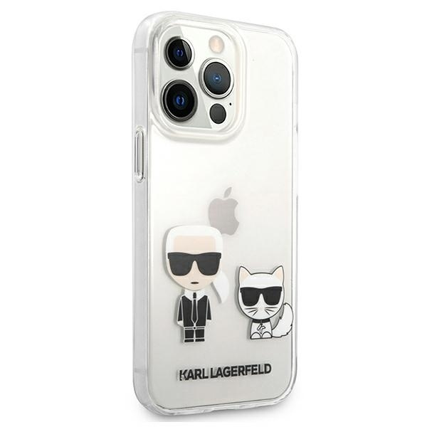 KARL LAGERFELD KLHCP13LCKTR IPHONE 13 PRO / 13 6,1" HARDCASE TRANSPARENT KARL & CHOUPETTE