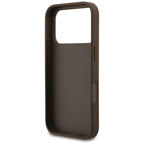 Etui Guess 4G Classic do iPhone 17 Pro   brązowy
