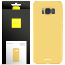 Spacecase Etui Silicone Case Galaxy S8+ yellow