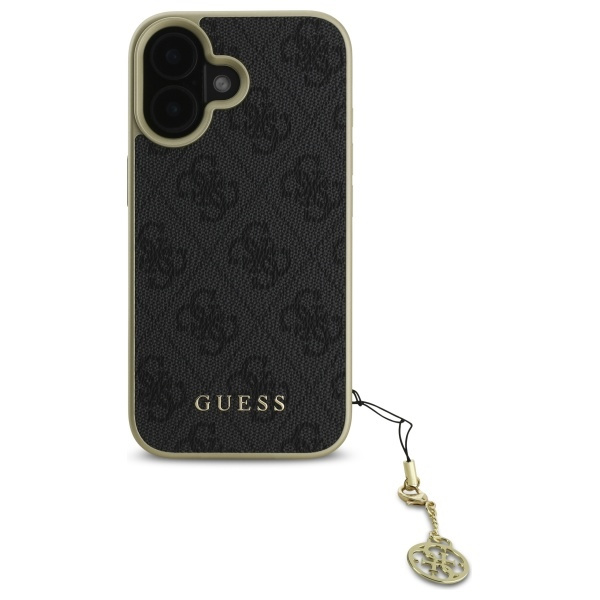 Guess GUHCP16SGF4GGR iPhone 16 6.1"      czarny/black hardcase 4G Charms Collection