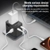 JELLICO universal travel adapter S9 PD 2xUSB-C + 1xUSB 3.4A Max 2500W Black