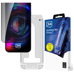 Szkło hartowane 3MK HardGlass Max Privacy z aplikatorem do Apple iPhone 16 Pro/17