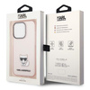 Etui Karl Lagerfeld Choupette Body na iPhone 14 Pro 6,1" - różowe