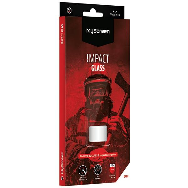 MS ImpactGLASS Sam A52 4G A525 / A52 5G A526 / A52s 5G A528, czarny/black Antyuderzeniowe szkło hybrydowe 8H