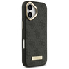 Etui Guess 4G Logo Plate MagSafe do      iPhone 17 czarny