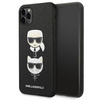 KARL LAGERFELD KLHCN65SAKICKCBK IPHONE 11 PRO MAX 6,5" CZARNY/BLACK HARDCASE SAFFIANO KARL&CHOUPETTE HEAD