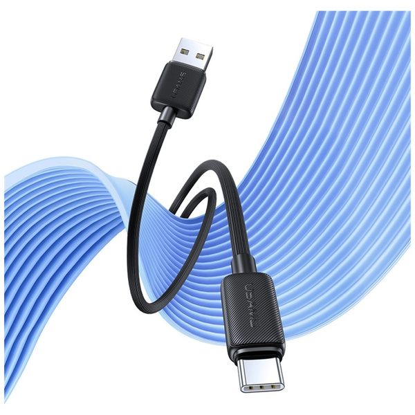 Kabel USAMS KY Series US-SJ698 3A USB-C  do USB-A 3m czarny