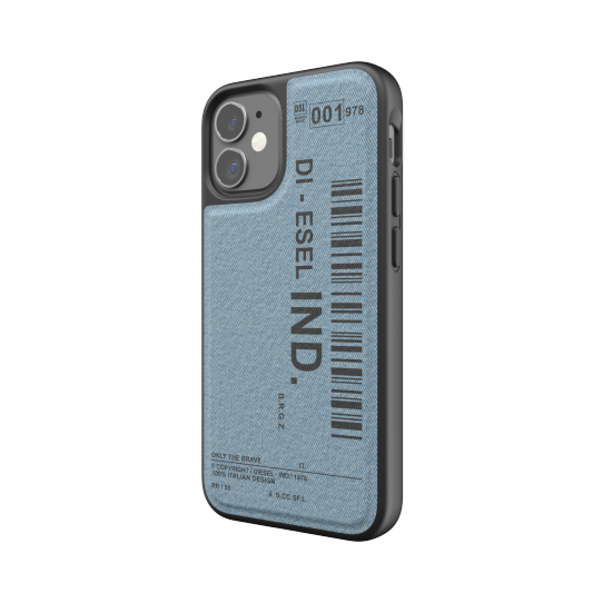 DIESEL MOULDED CASE DENIM FW20 IPHONE 12 MINI BLACK/BLUE