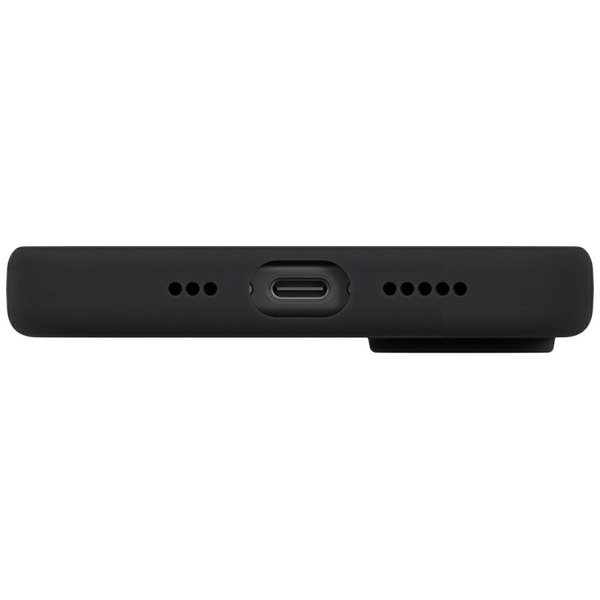 Etui UNIQ Lino do iPhone 17 Magclick     Charging szary