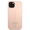 Guess GUHCP13MSLTGP iPhone 13 / 14 / 15 6.1" różowy/pink hardcase Silicone Triangle