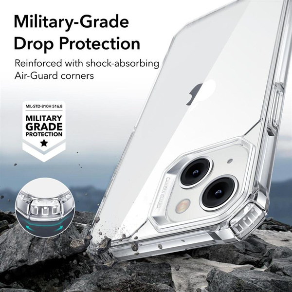 ESR Air Armor Case for iPhone 13 / iPhone 14 - Transparent