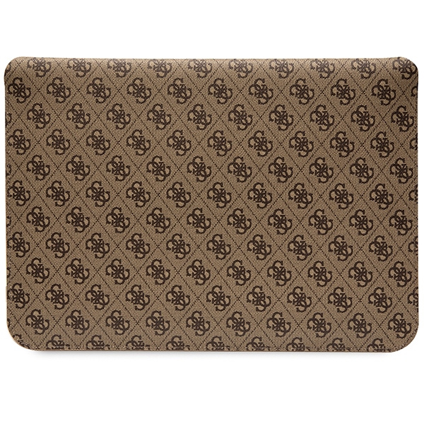 Guess Sleeve GUCS14PS4SGW 14" brązowy/brown 4G Stripe Metal Logo