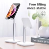 Choetech H035 aluminum stand for a phone or tablet with adjustment - white and silver