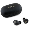 Guess słuchawki Bluetooth GUTWSPGTSPSK    TWS + stacja dokująca czarny/black Grained Classic Logo