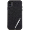 Etui Karl Lagerfeld 3D Rubber Multi Logo do iPhone 11 / Xr - czarne