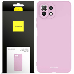 Spacecase Etui Silicone Case Xiaomi Mi 11 Lite lilac
