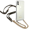 Guess GUHCN61KC4GSGO iPhone 11 6,1"/ Xr Transparent hardcase 4G Gold Chain