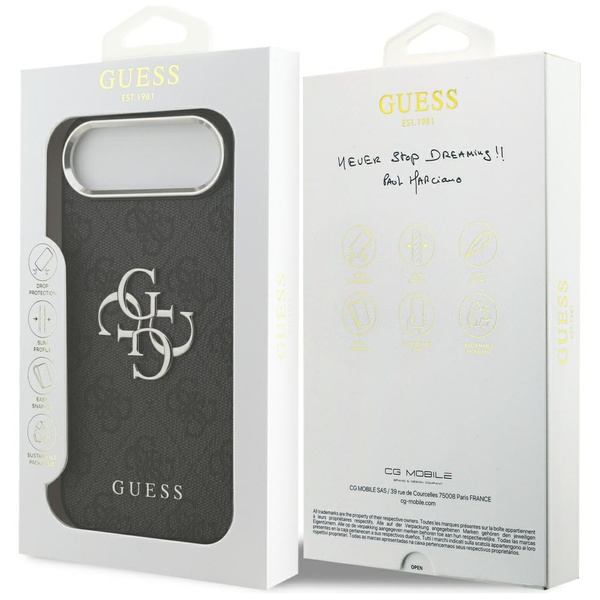 Etui Guess 4G Big 4G Classic Logo do     iPhone Air czarny srebrny