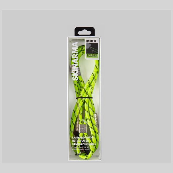 Uniwersalna smycz do telefonu kabel 2w1  Skinarma Dyno Ve USB-C/USB-C niteglow