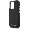 Etui Karl Lagerfeld Saffiano Full         Wrapped Elongated Metal Logo MagSafe do iPhone 16 Pro Max czarny