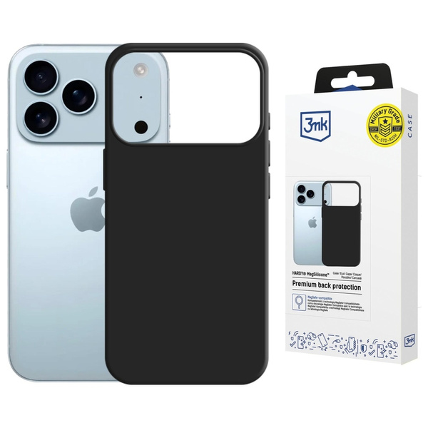 Etui 3MK Hardy MagSilicone do Apple      iPhone 17 Pro grafitowy