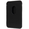 Audi Synthetic Leather Wallet Card Slot  czarny/black MagSafe AU-MSCH-Q3/D1-BK