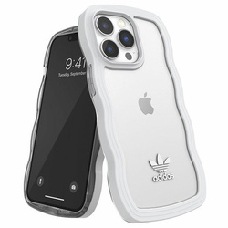 Adidas OR Wavy Case iPhone 13 Pro/13 6,1" biały-przezroczysty/white-transparent 51903