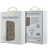 Guess Powerbank indukcyjny 15WGUPB5FP4EMGW 5000mAh brązowy/brown 4G Leather Metal Logo MagSafe
