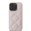 Guess GUHCP16XPSQSQSP iPhone 16 Pro Max6.9" różowy/pink hardcase Quilted Metal Logo