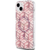 GUESS GUHMP15SHGCUSTGP IPHONE 15/14/13 6.1 "PINK / PINK HARDCASE IML GCUBE MAGSAFE