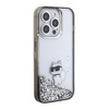 Etui Karl Lagerfeld Liquid Glitter Choupette do iPhone 15 Pro Max - przezroczyste