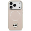 Etui Karl Lagerfeld Choupette Pin        MagSafe do iPhone 17 Pro Max różowy