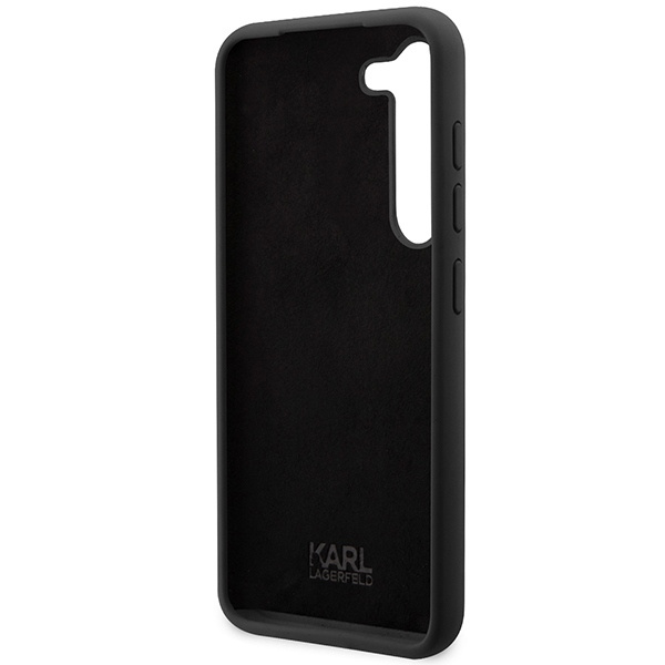 KARL LAGERFELD KLHCS23SSKNIKBCK S23 S911 HARDCASE BLACK/BLACK SILICONE IKONIK