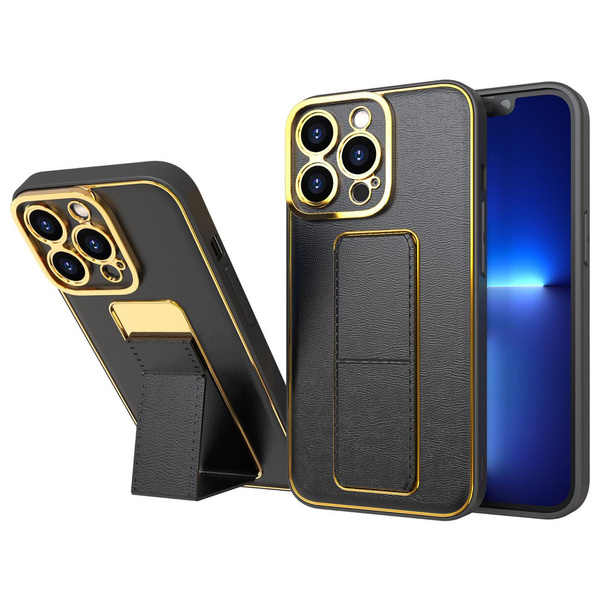 New Kickstand Case etui do iPhone 13 Pro Max z podstawką czarny