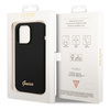 Guess GUHCP14XSLSMK iPhone 14 Pro Max6,7" czarny/black hard case Silicone Vintage Gold Logo