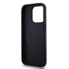 DKNY DKHMP15LPCPVSLK iPhone 15 Pro6.1" czarny/black hardcase Leather Checkered Mono Pattern MagSafe