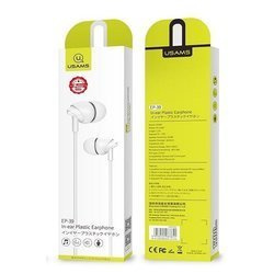 USAMS EP-39 IN-EAR STEREO HEADSET 3,5MM WHITE