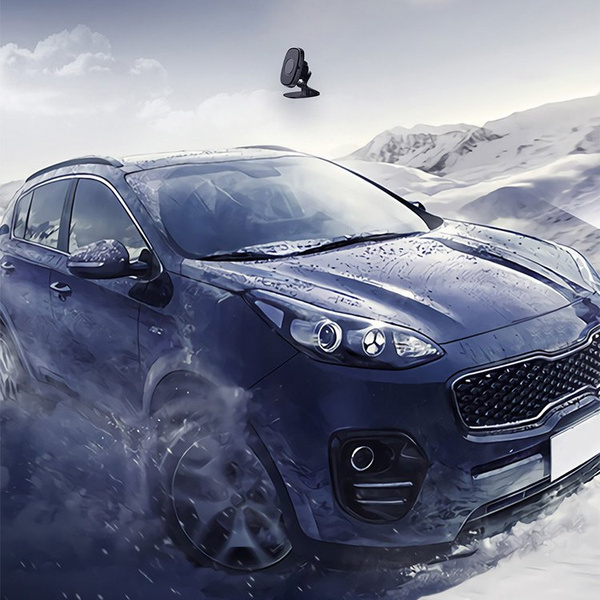 360-DEGREE UNIVERSAL MAGNETIC CAR MOUNT HOLDER FOR CAR DASHBOARD BLACK