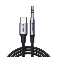 UGREEN CABLE USB C - MINI JACK 3.5MM 1M GRAY (AV143)