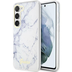 GUESS GUHCS23MPCUMAH S23+ S916 BIAŁY/WHITE HARDCASE MARBLE